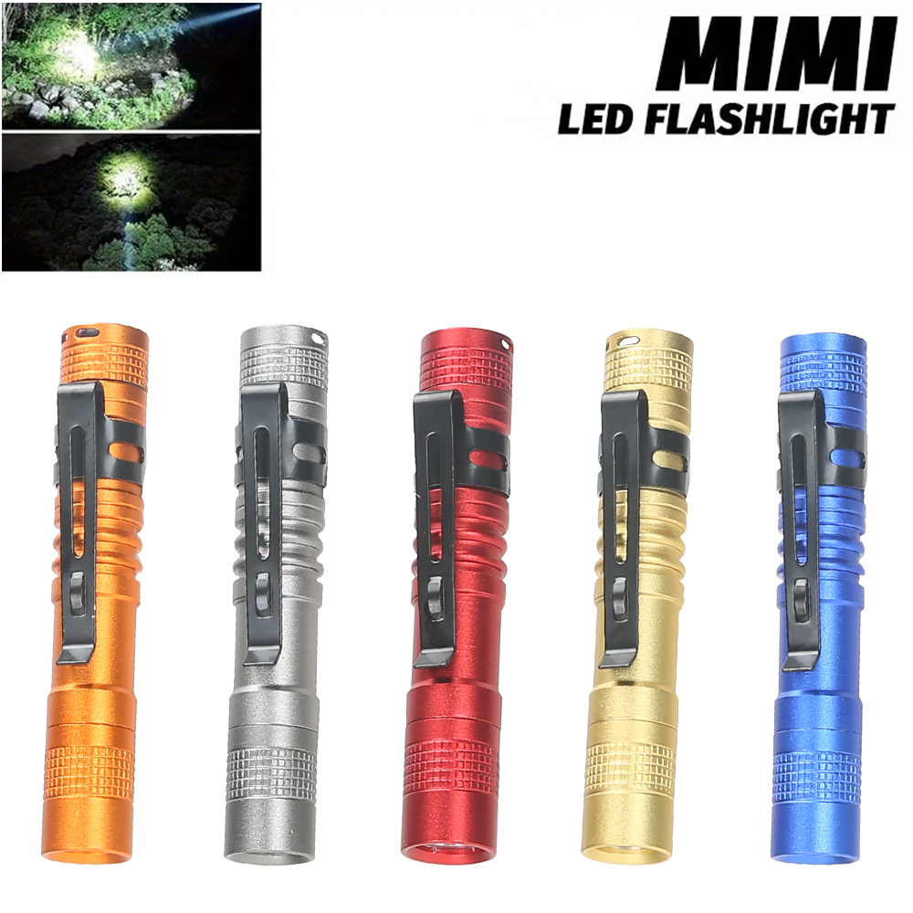 Zinc Outdoor Lighting - Mini Portable LED Pen Light with