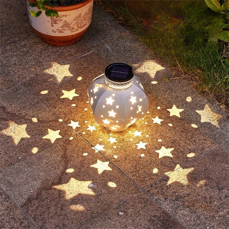 Outdoor Lighting Ground - Garden Star Projector Lamp Hanging Solar