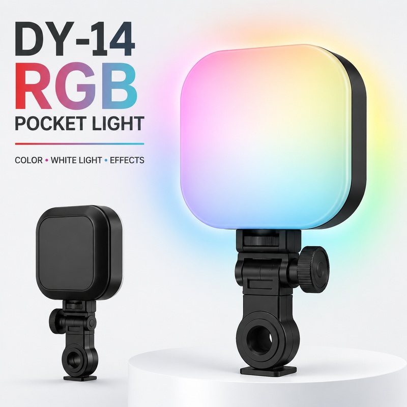 Outdoor Lighting Video Shooting - Mini RGB Pocket Light Portable LED