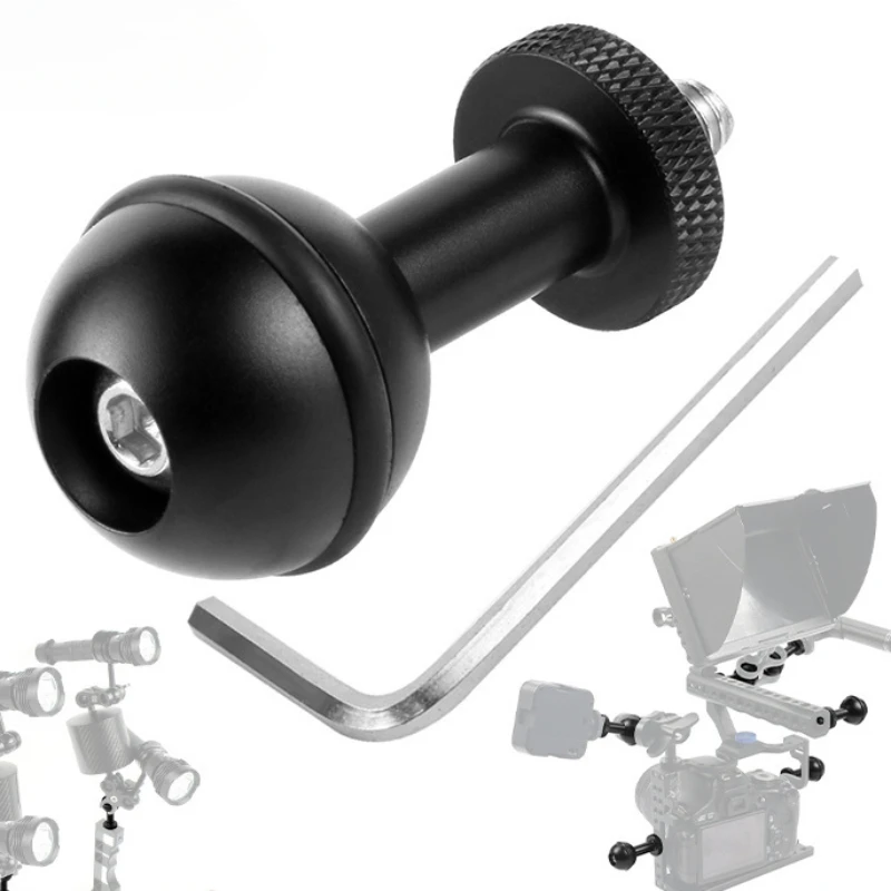 Outdoor Lighting For Photography - Diving photography ball head base, adjustable