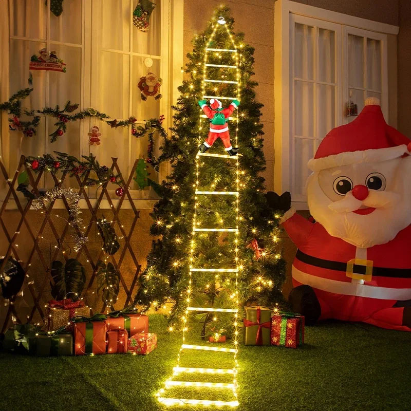 Outdoor Lighting Led - LED Christmas Lights Christmas Decorative Ladder