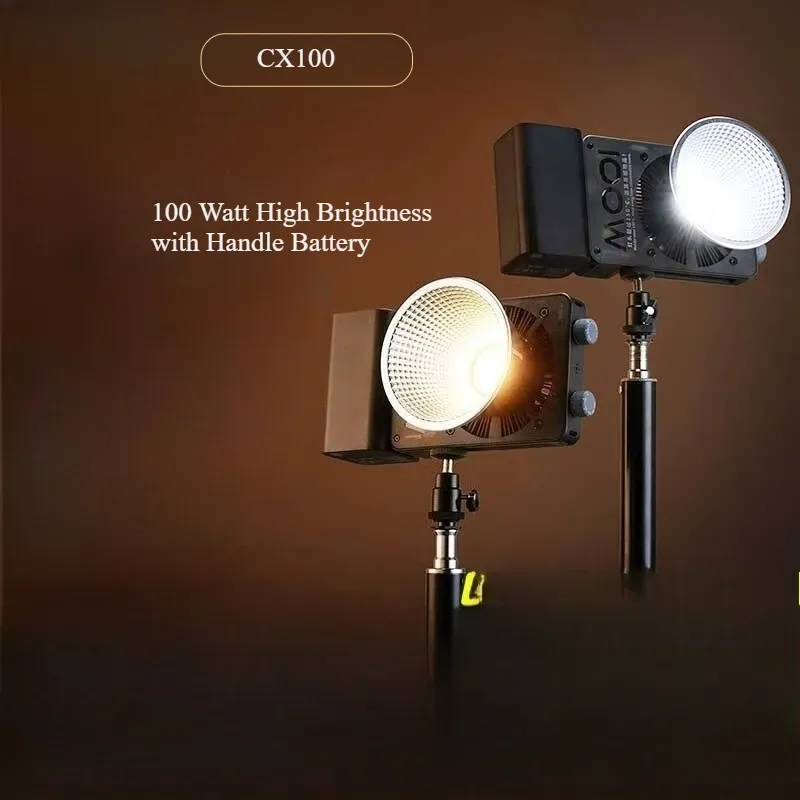 Outdoor Lighting Video Shooting - CINEPEER CX100 100W Professional Portable Fill