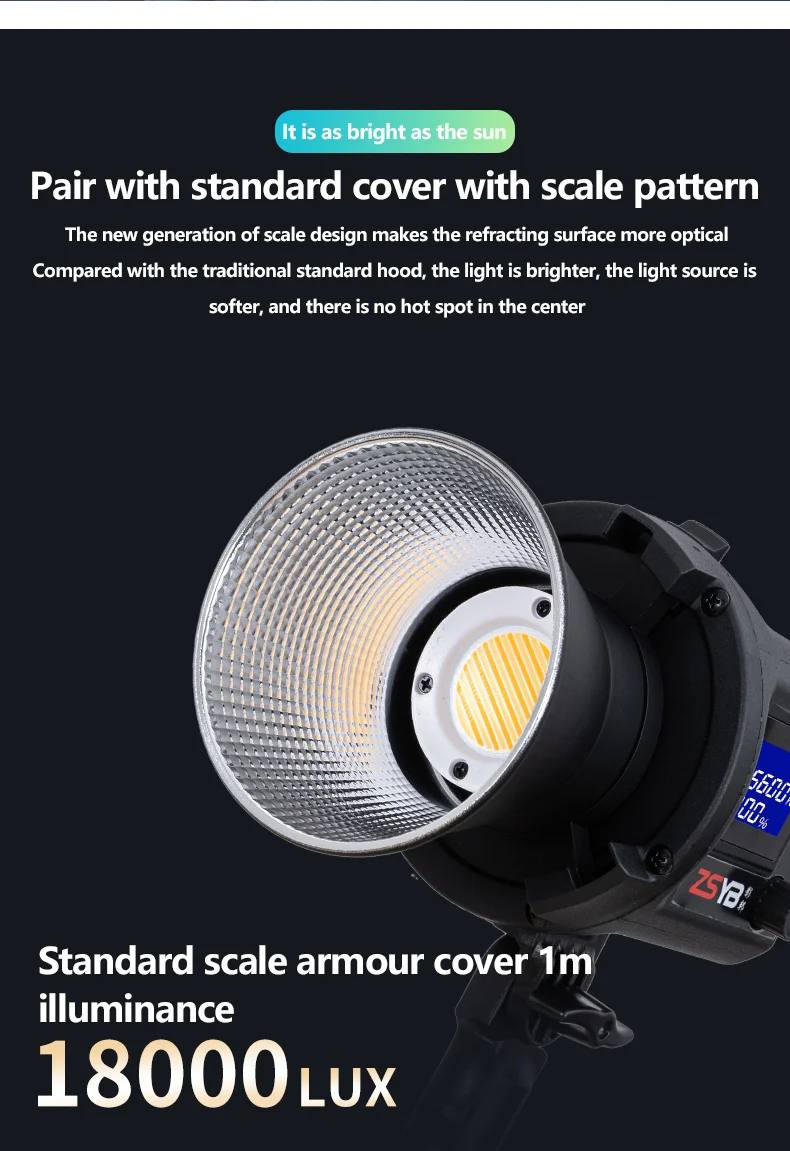 Outdoor Lighting Video Shooting - ZSYB CL-60Bi Bi-color LED Light 3200-5600k