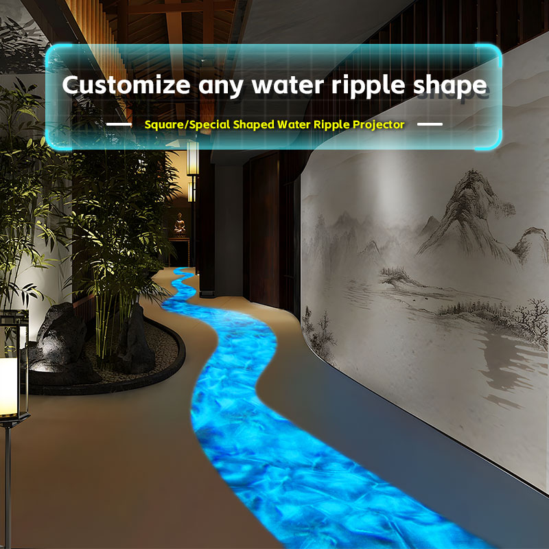Square Water Ripple Projector  - Outdoor Lighting Logo ulasan dan harga