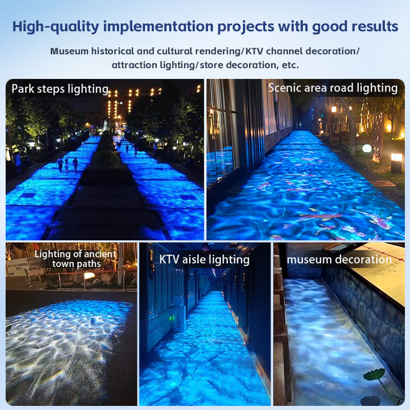 Square Water Ripple Projector  - Outdoor Lighting Logo ulasan dan harga