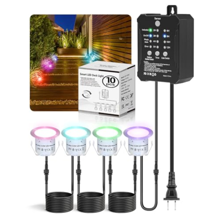 RGB Deck Lights Kit with Low V - Outdoor Lighting Kits Low Voltage ulasan dan harga