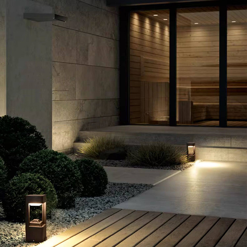 Luminous floor lamp courtyard  - Outdoor Lighting Led ulasan dan harga