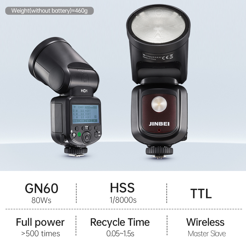 JINBEI HD-1Round-head HSS Spee - Outdoor Lighting For Photography ulasan dan harga
