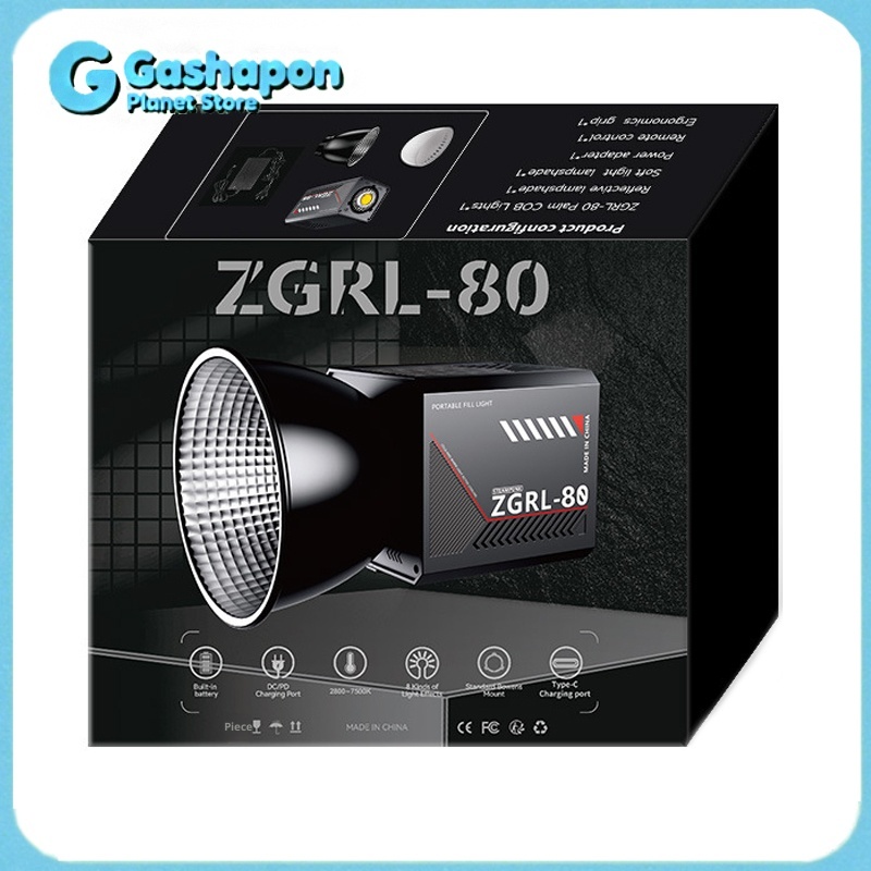 ZGRL80 80W COB Handheld Video  - Outdoor Lighting Video Shooting ulasan dan harga