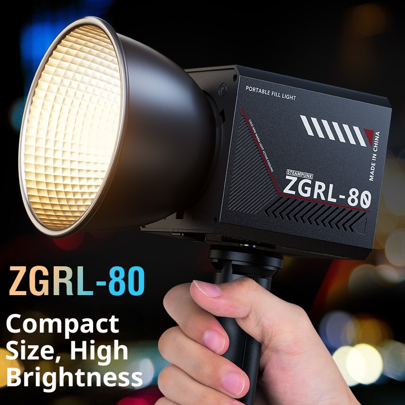 ZGRL80 80W COB Handheld Video  - Outdoor Lighting Video Shooting ulasan dan harga