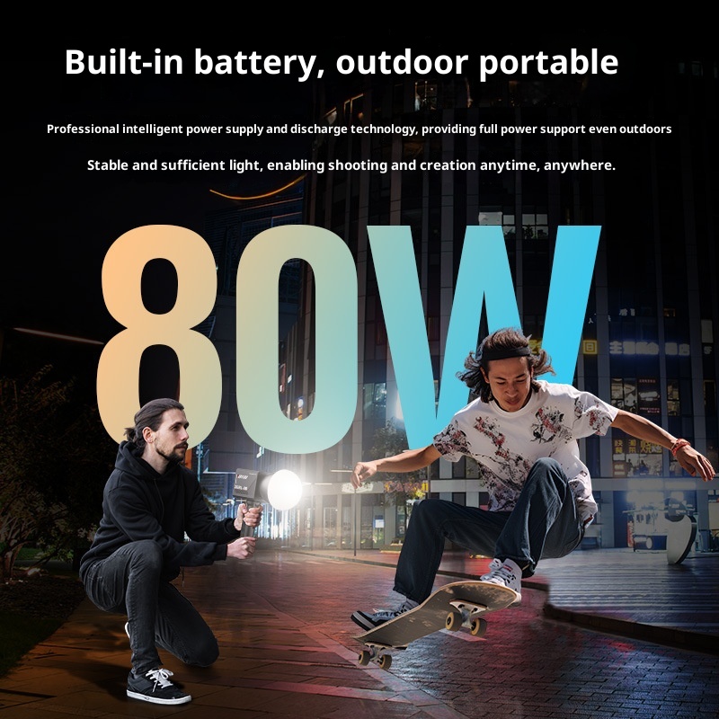 ZGRL80 80W COB Handheld Video  - Outdoor Lighting Video Shooting ulasan dan harga