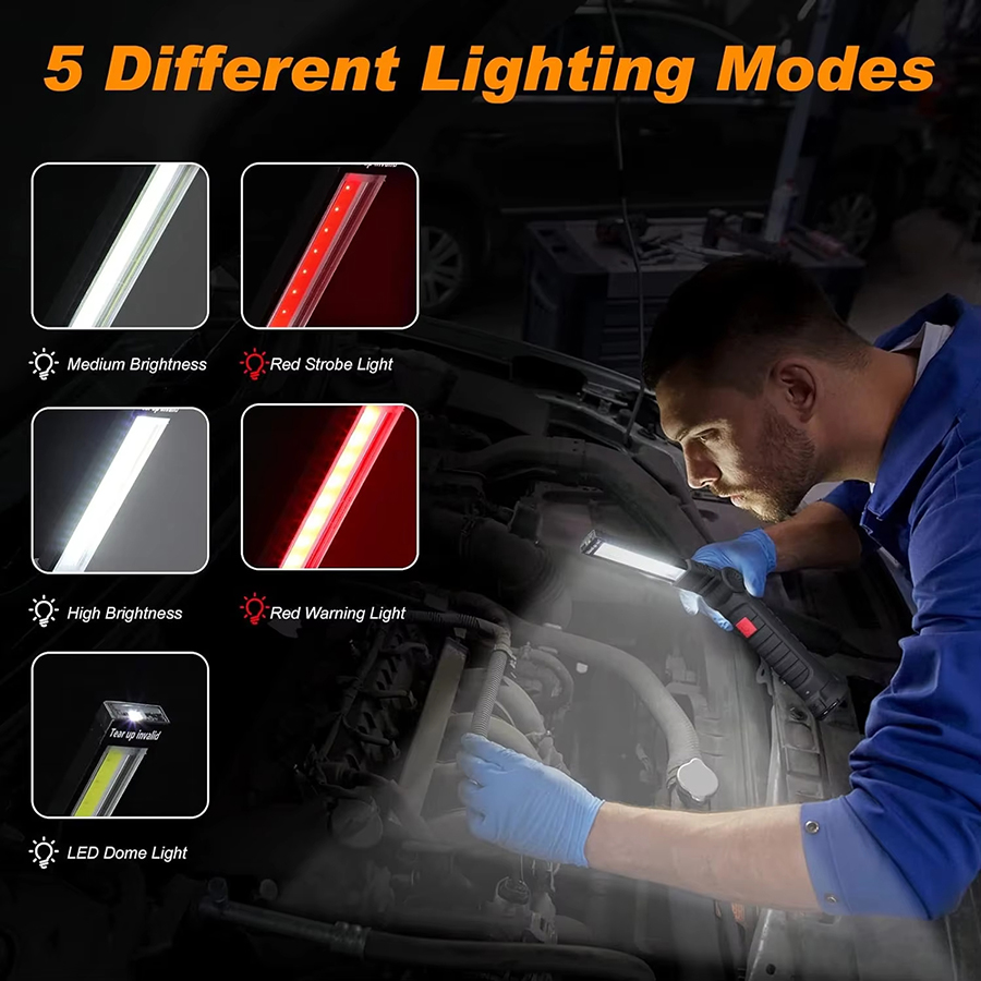 Portable LED Flashlight with M - Zinc Outdoor Lighting ulasan dan harga
