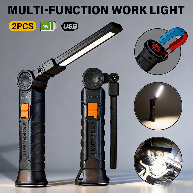 Portable COB LED Flashlight US - Zinc Outdoor Lighting ulasan dan harga