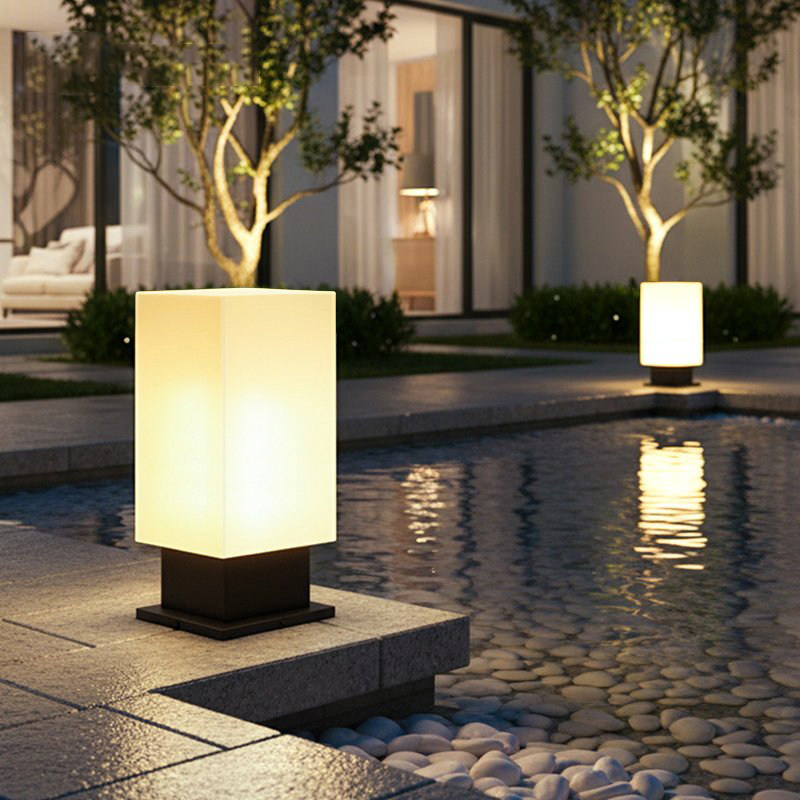 Luminous floor lamp courtyard  - Outdoor Lighting Led ulasan dan harga