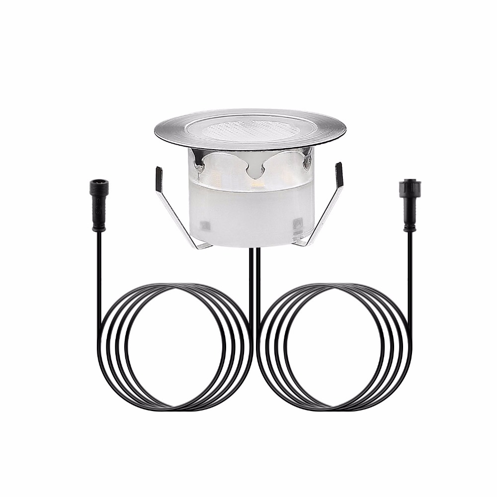 QACA 6 Pack LED Deck Lights Lo - Outdoor Lighting Kits Low Voltage ulasan dan harga