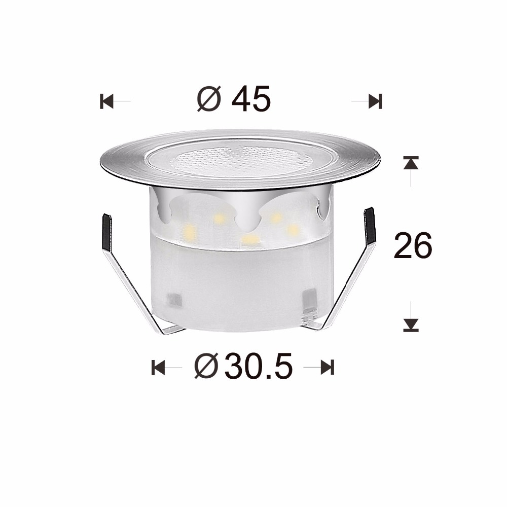 QACA 6 Pack LED Deck Lights Lo - Outdoor Lighting Kits Low Voltage ulasan dan harga