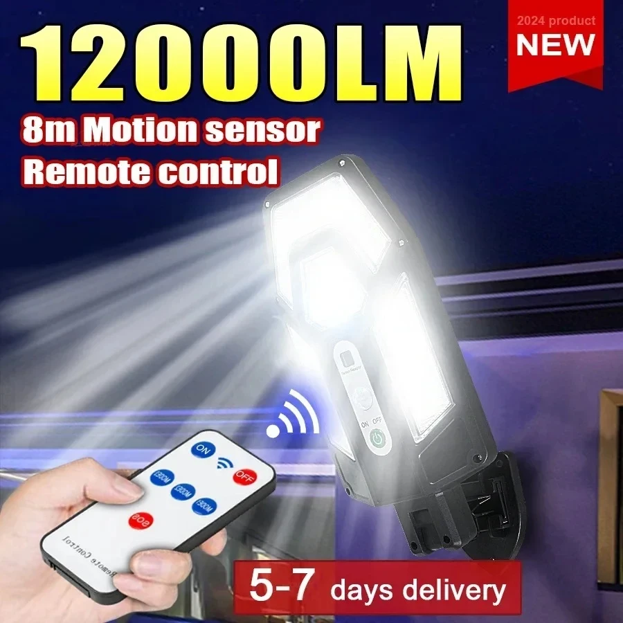 12000LM Powerful Solar Wall La - Outdoor Lighting Ground ulasan dan harga