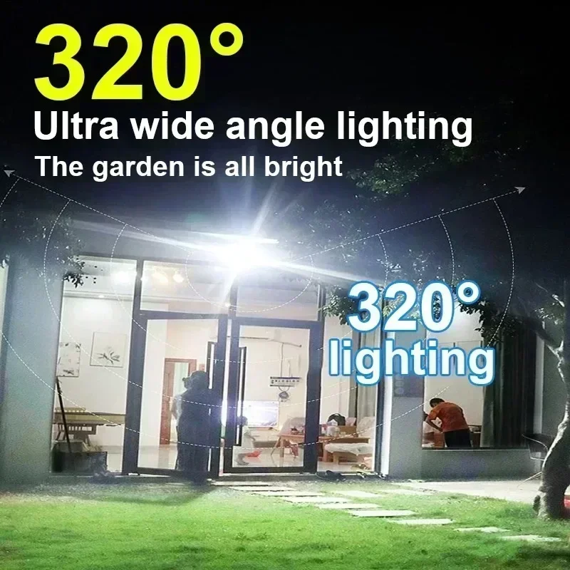 12000LM Powerful Solar Wall La - Outdoor Lighting Ground ulasan dan harga
