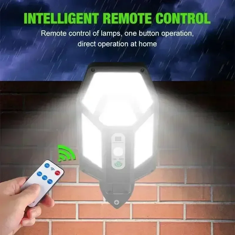 12000LM Powerful Solar Wall La - Outdoor Lighting Ground ulasan dan harga