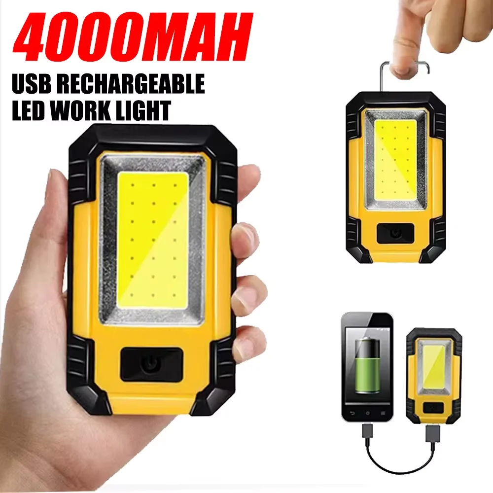 Rechargeable 4000MaH Work Ligh - Zinc Outdoor Lighting ulasan dan harga