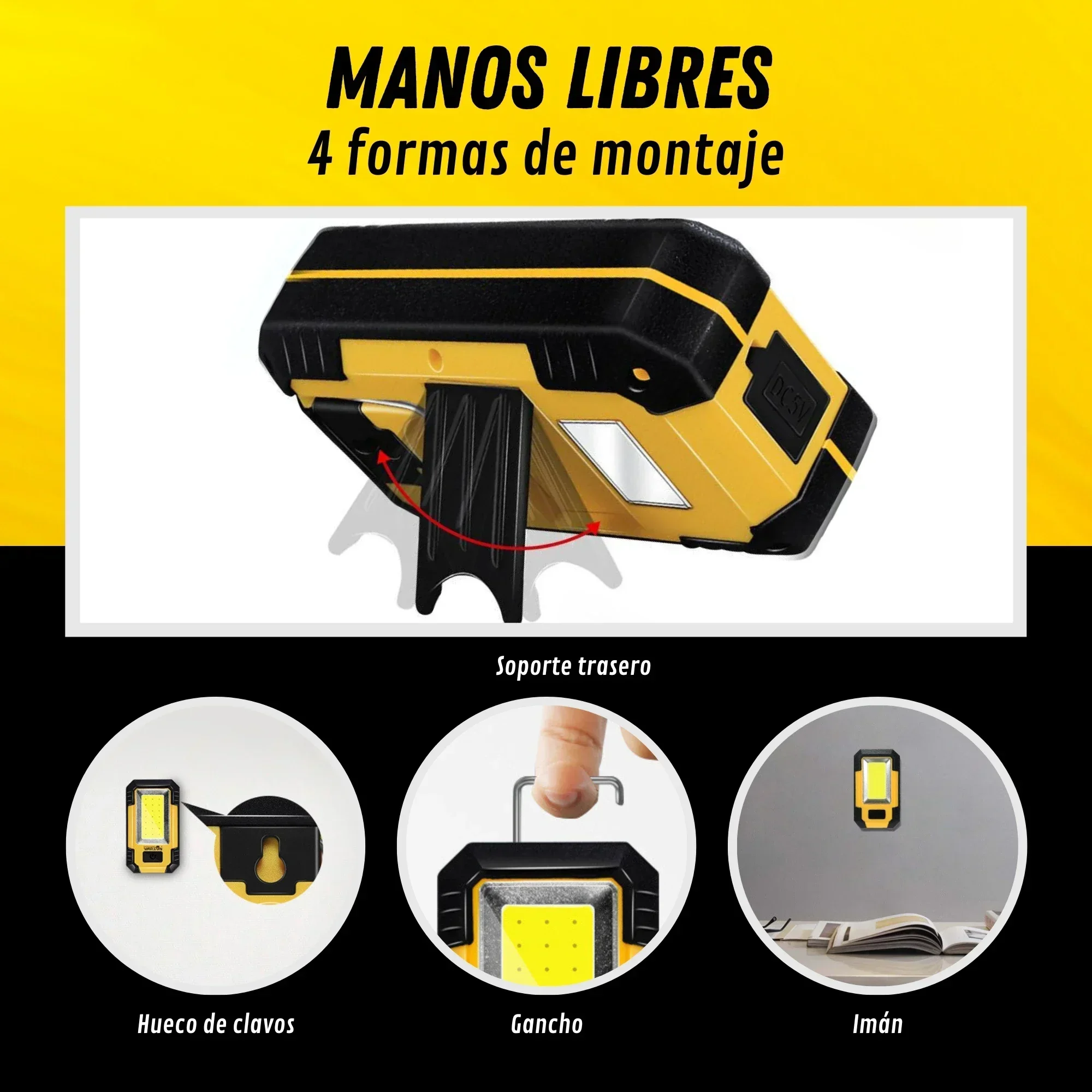 Rechargeable 4000MaH Work Ligh - Zinc Outdoor Lighting ulasan dan harga