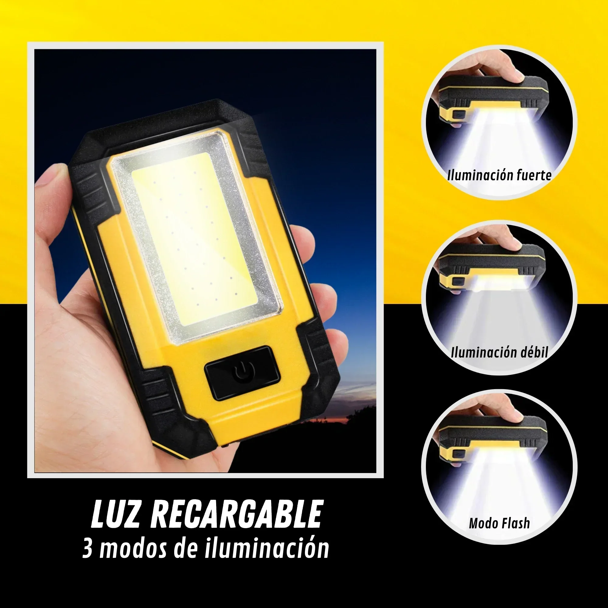 Rechargeable 4000MaH Work Ligh - Zinc Outdoor Lighting ulasan dan harga