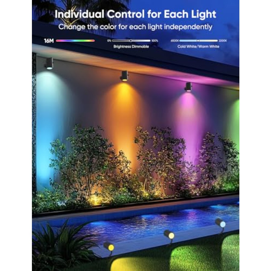 Outdoor Spot Light 00lm Smart  - Outdoor Lighting Kits Low Voltage ulasan dan harga