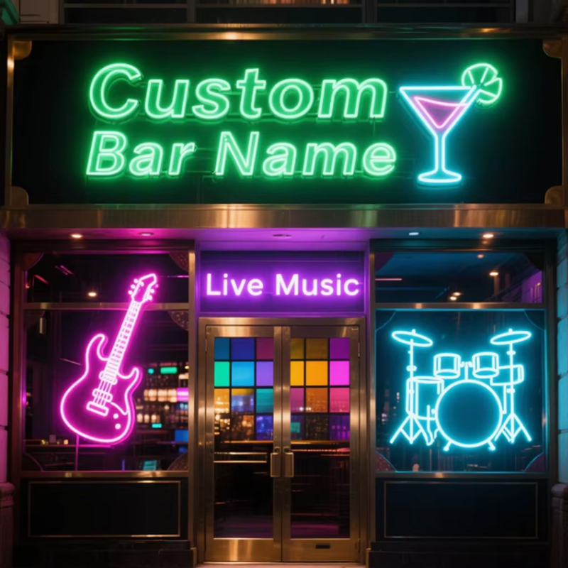Custom Neon Signs Personalized - Outdoor Lighting Logo ulasan dan harga