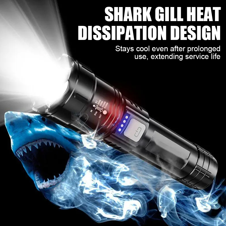 High Power P50 LED Flashlight  - Zinc Outdoor Lighting ulasan dan harga