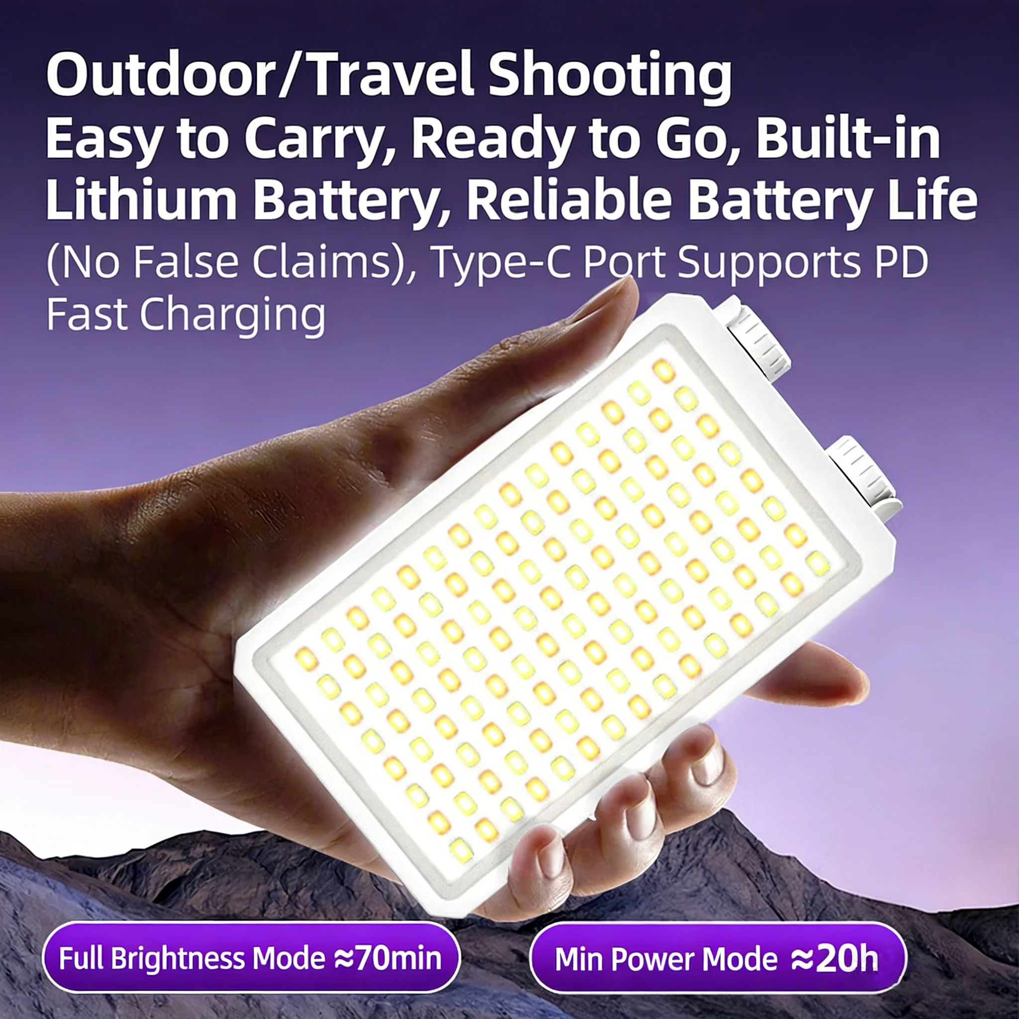 Portable Mini LED Pocket Fill  - Outdoor Lighting Video Shooting ulasan dan harga