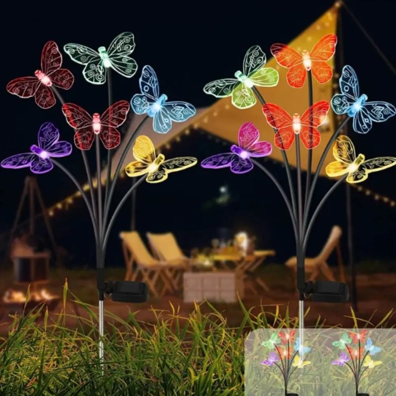 Solar Powered Butterfly Lights - Outdoor Lighting Led ulasan dan harga