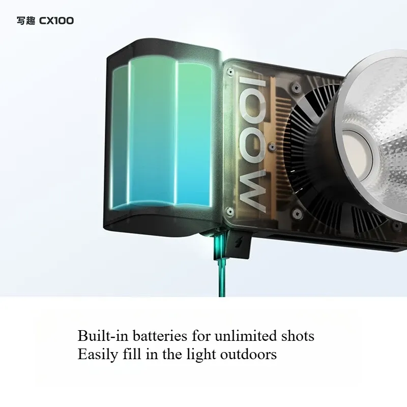 CINEPEER CX100 100W Profession - Outdoor Lighting Video Shooting ulasan dan harga