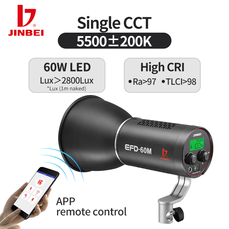 JINBEI EFD-60M High Quality LE - Outdoor Lighting Video Shooting ulasan dan harga