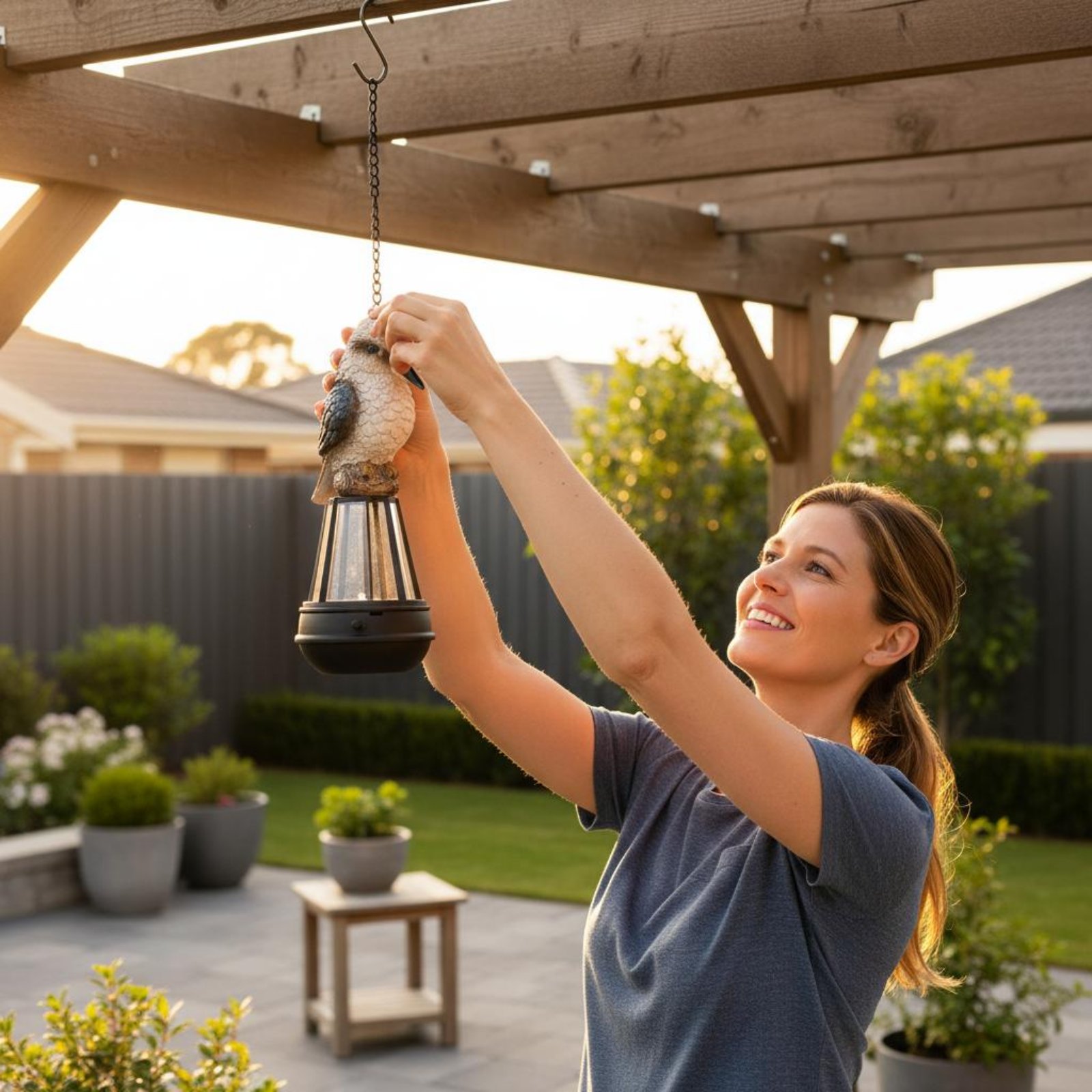 Solar Avian Hanging Lamp Energ - Outdoor Lighting Modern ulasan dan harga