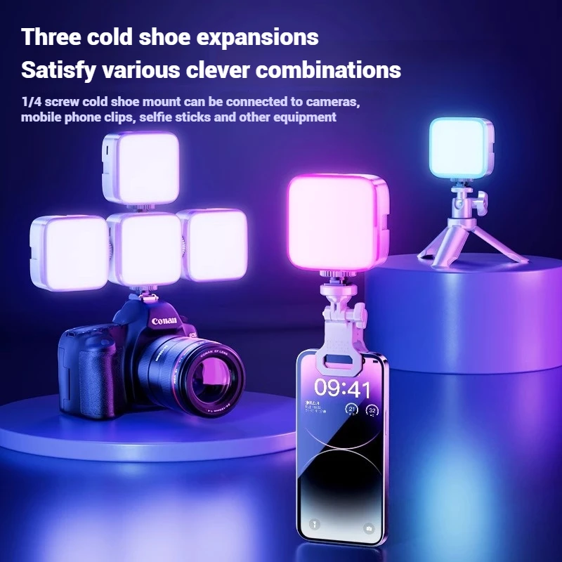 Mini RGB LED Video Fill Light  - Outdoor Lighting Video Shooting ulasan dan harga