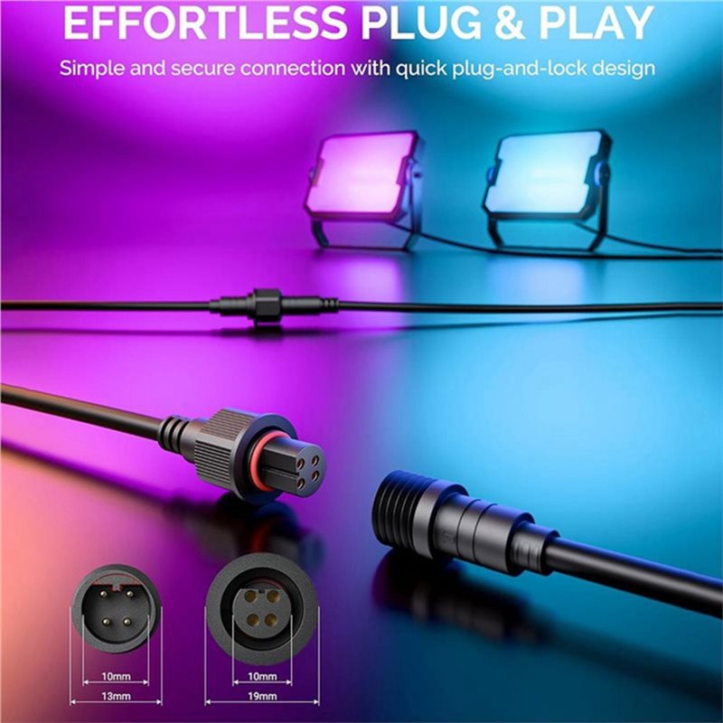 [HOT!】 Waterproof 4Pin Extensi - Outdoor Lighting Govee ulasan dan harga