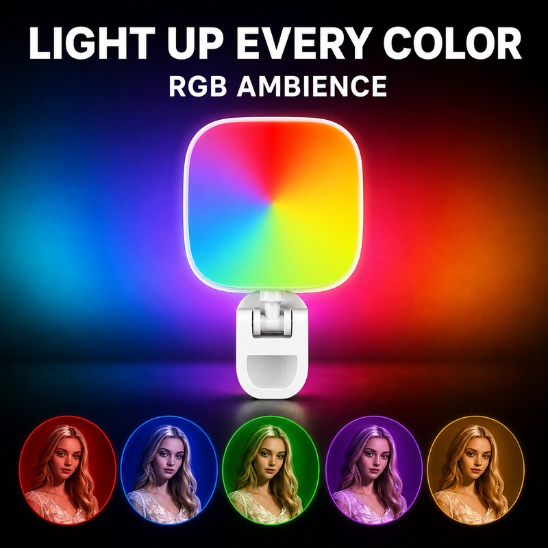 Portable RGB Video Light Mini  - Outdoor Lighting Video Shooting ulasan dan harga