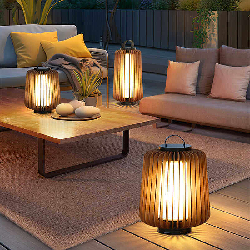 Luminous floor lamp courtyard  - Outdoor Lighting Led ulasan dan harga